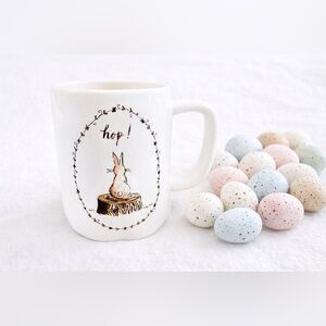 Rae Dunn “Hop!” Bunny Mug